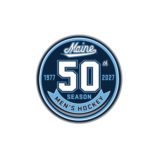 3.5 Inch Men's Hockey 50th Season Rugged Sticker